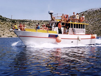 Ausflug nach Nationalpark Kornati mit dem Schiff Galeb